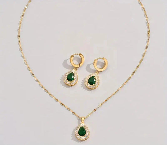 Rheya Lysandelle smyckesset | Guld