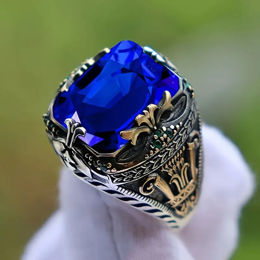 Klara Saphira-ring | Blandat guld