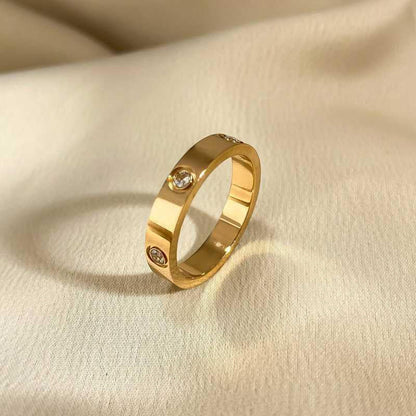 Gelsomina Ravetti-ring | Vitguld