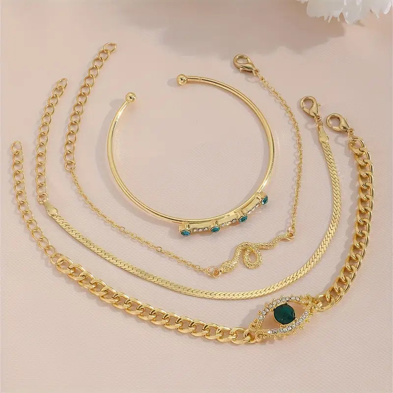 Serpina Veyra-armbandsset | Guld