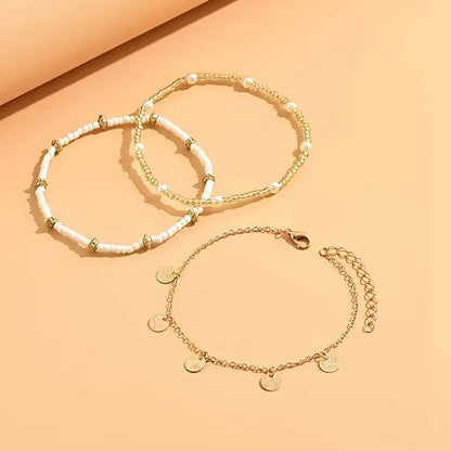Coastal Charm fotlänksset i 3 delar | Guld