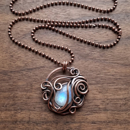 Eulalia Celestial Stone kopparhalsband