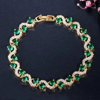 Fiora Emmeranthe-armband | Guld