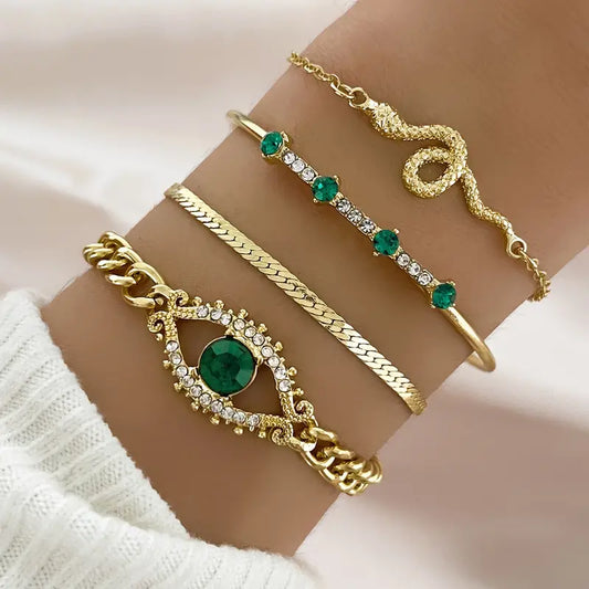 Serpina Veyra-armbandsset | Guld