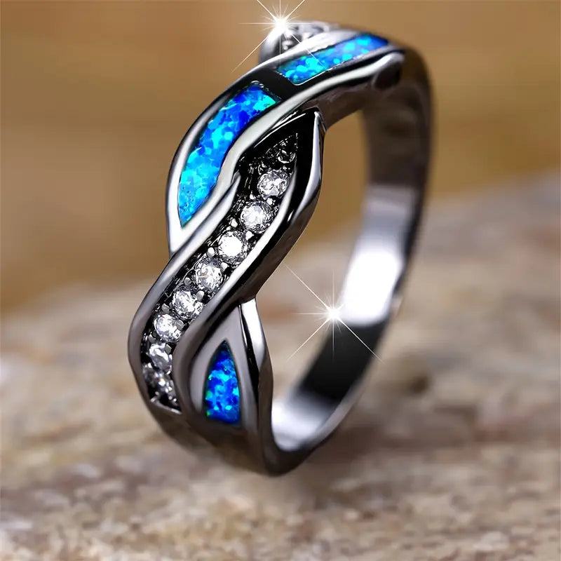 Thessia Lunebray-ring | Vitguld