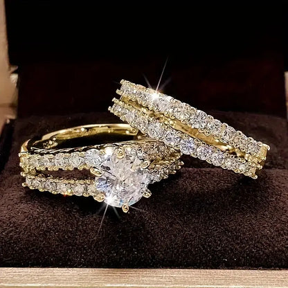 Eternal Radiance-ringset | Guld
