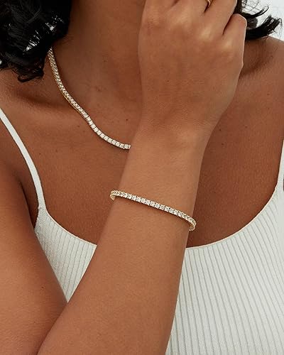 Tennisarmband | Guld