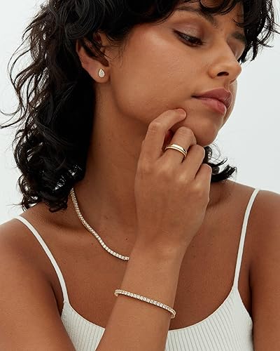Tennisarmband | Guld
