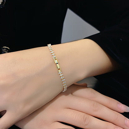 Vionelle Marquise tennisarmband | Guld