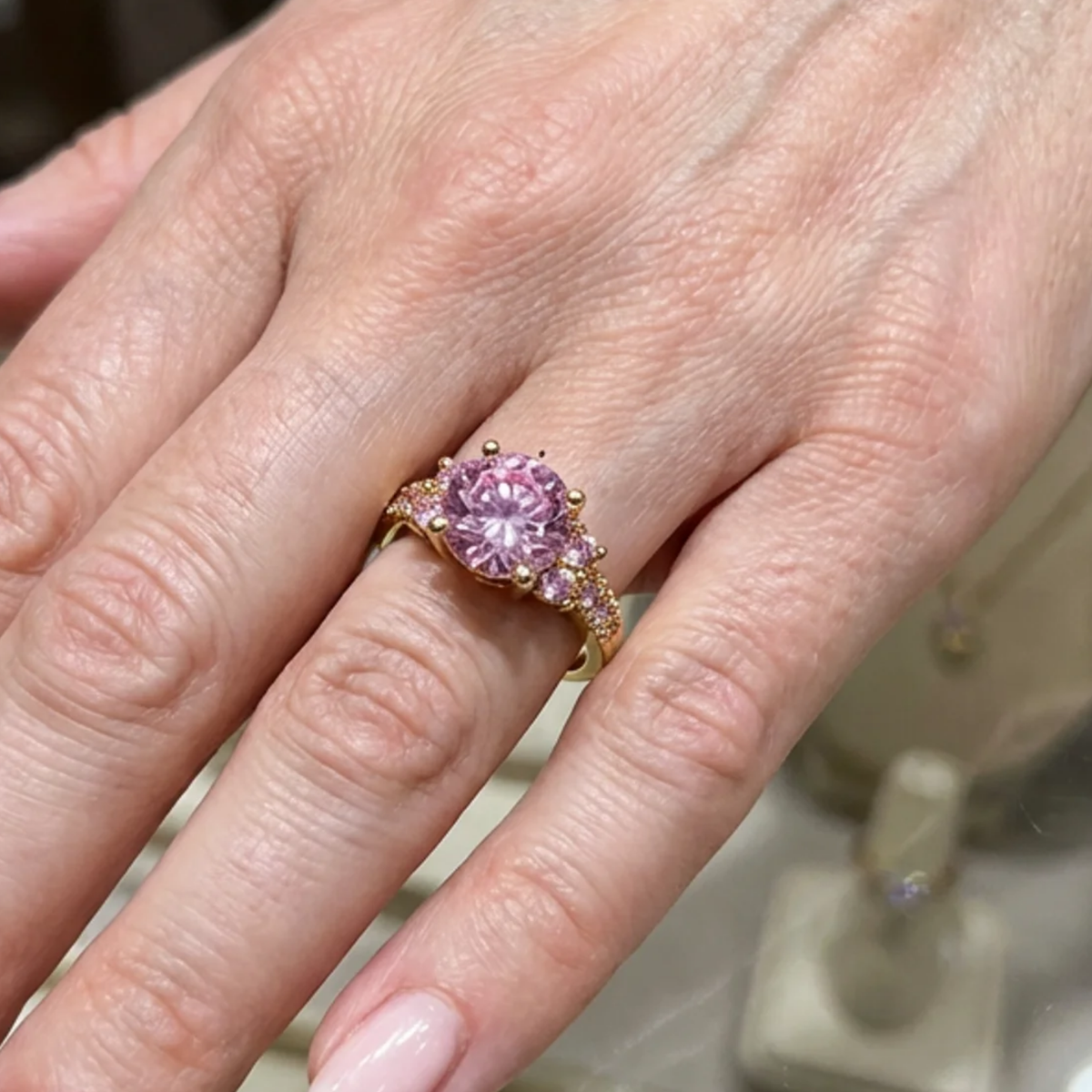 Celia Rosette-ring | Guld