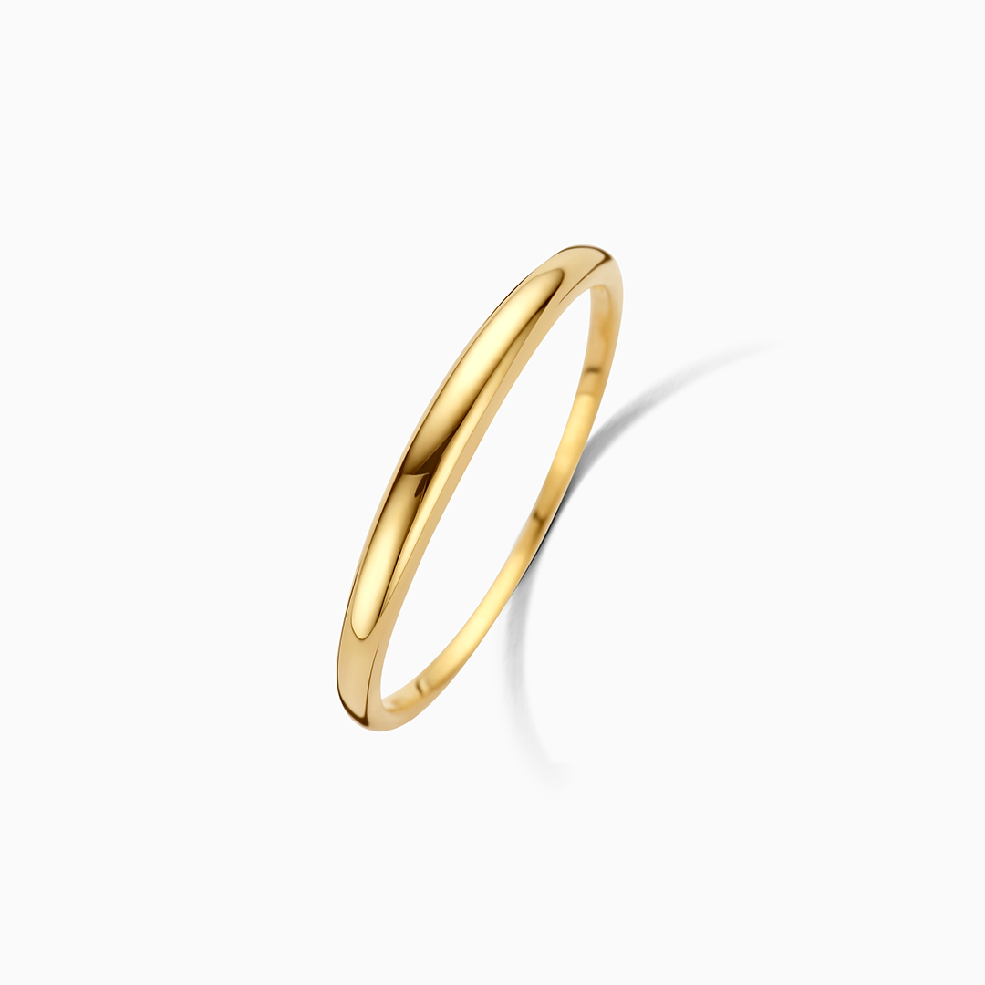 Slim Dome-ring | Guld
