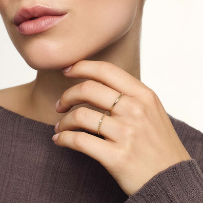 Slim Dome-ring | Guld