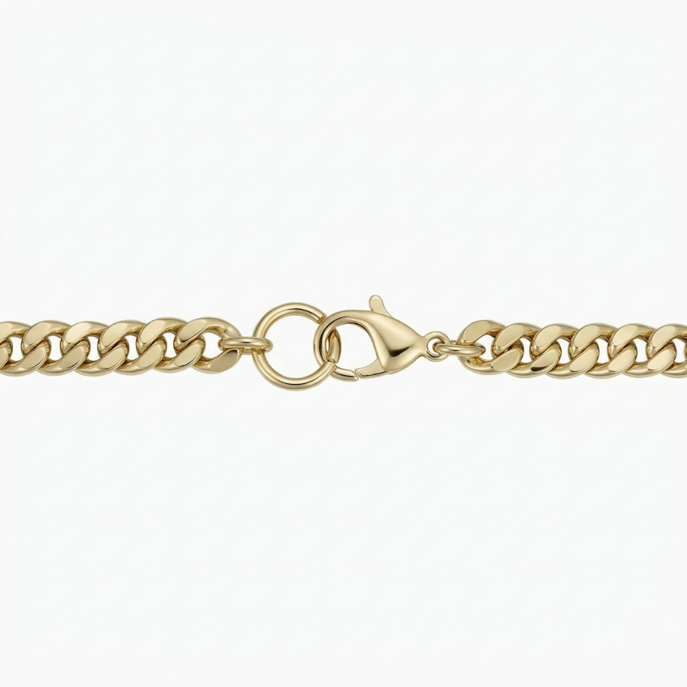 Kubanskt armband i vintagestil | Guld