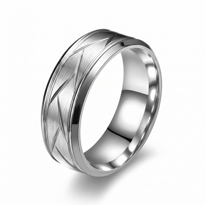 Heston Cutline-ring | Vitguld