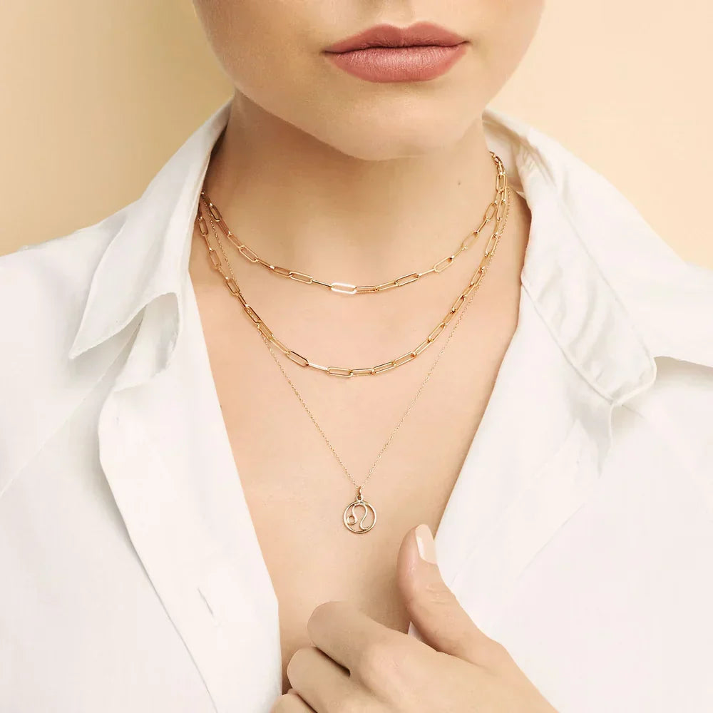 Stjärnteckenhalsband | Guld