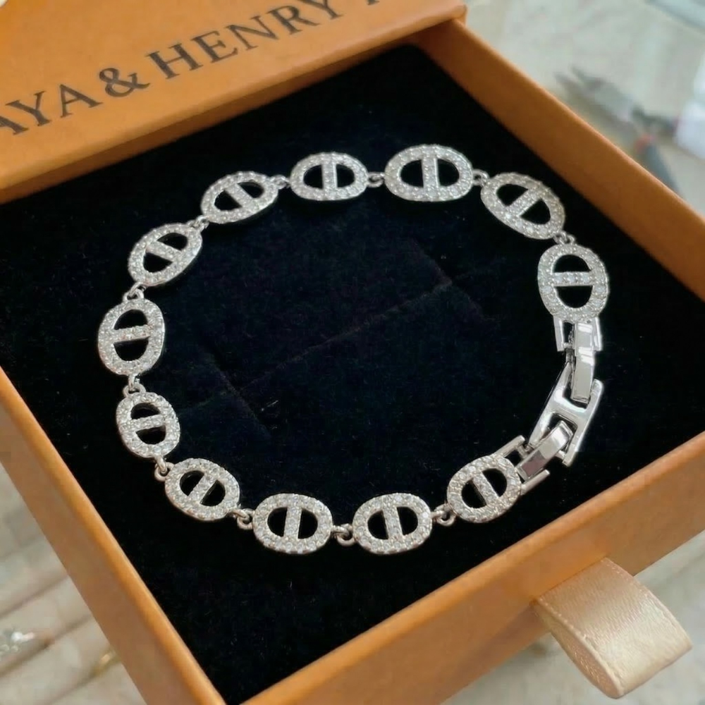 Isla Marina-armband | Vitguld