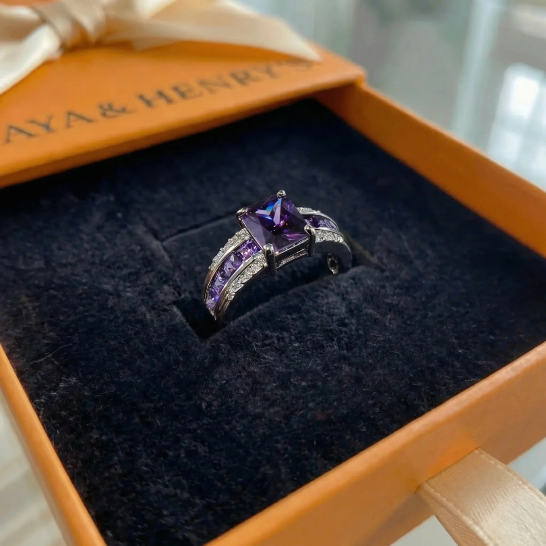 Kassira Lilacmont-ring | Vitguld