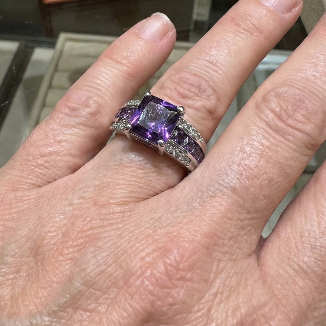 Kassira Lilacmont-ring | Vitguld