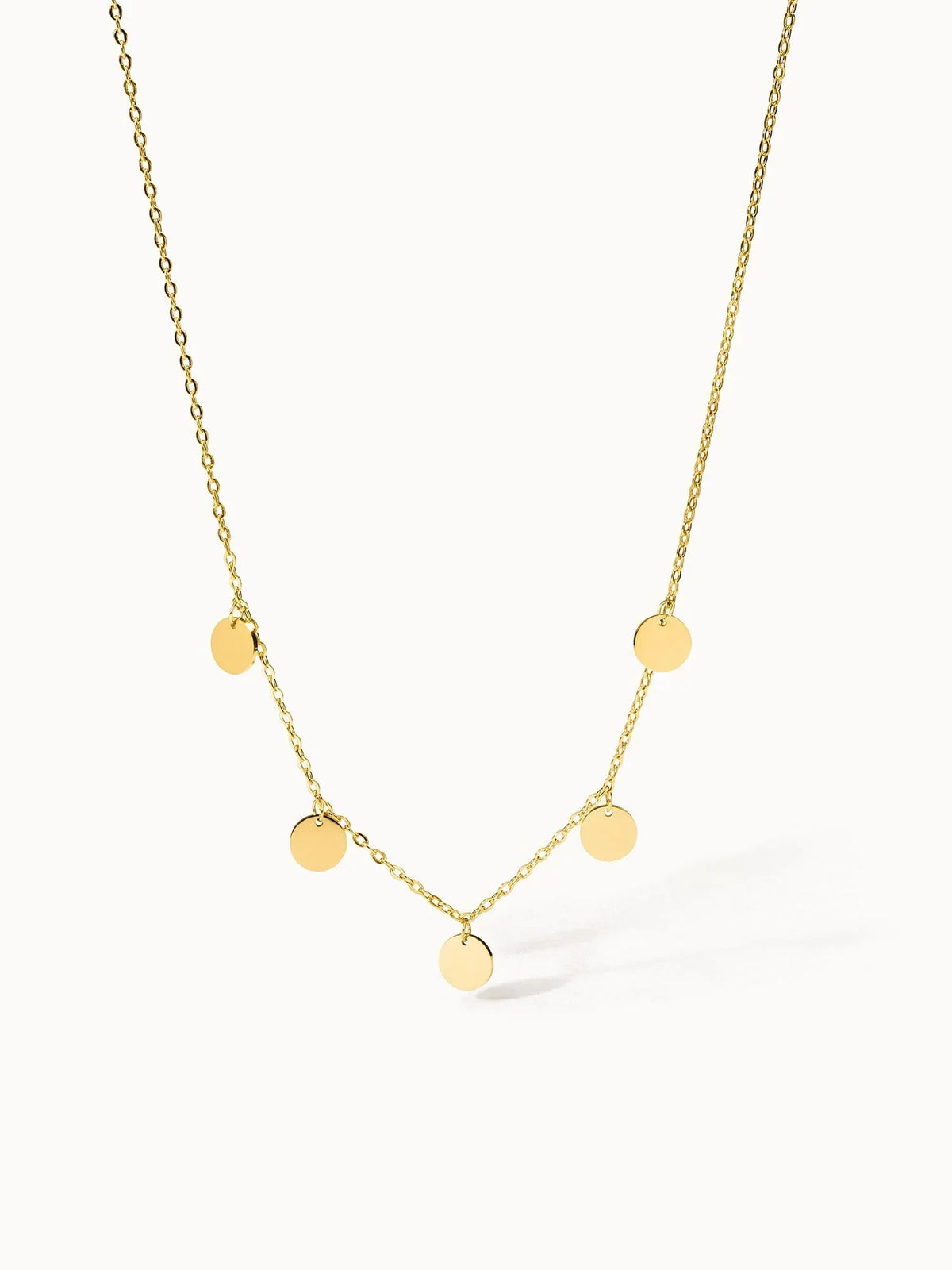 Funky Buddha-halsband | Vitguld