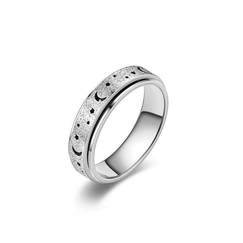 Atlas Night Sky-ring | Vitguld