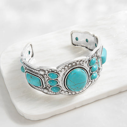 Valencrest Sky Cuff-armband | Vitguld