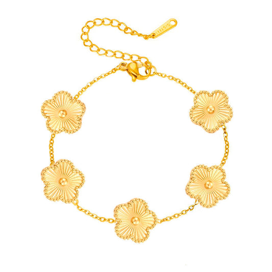 Florielle Bloom berlockarmband | Guld