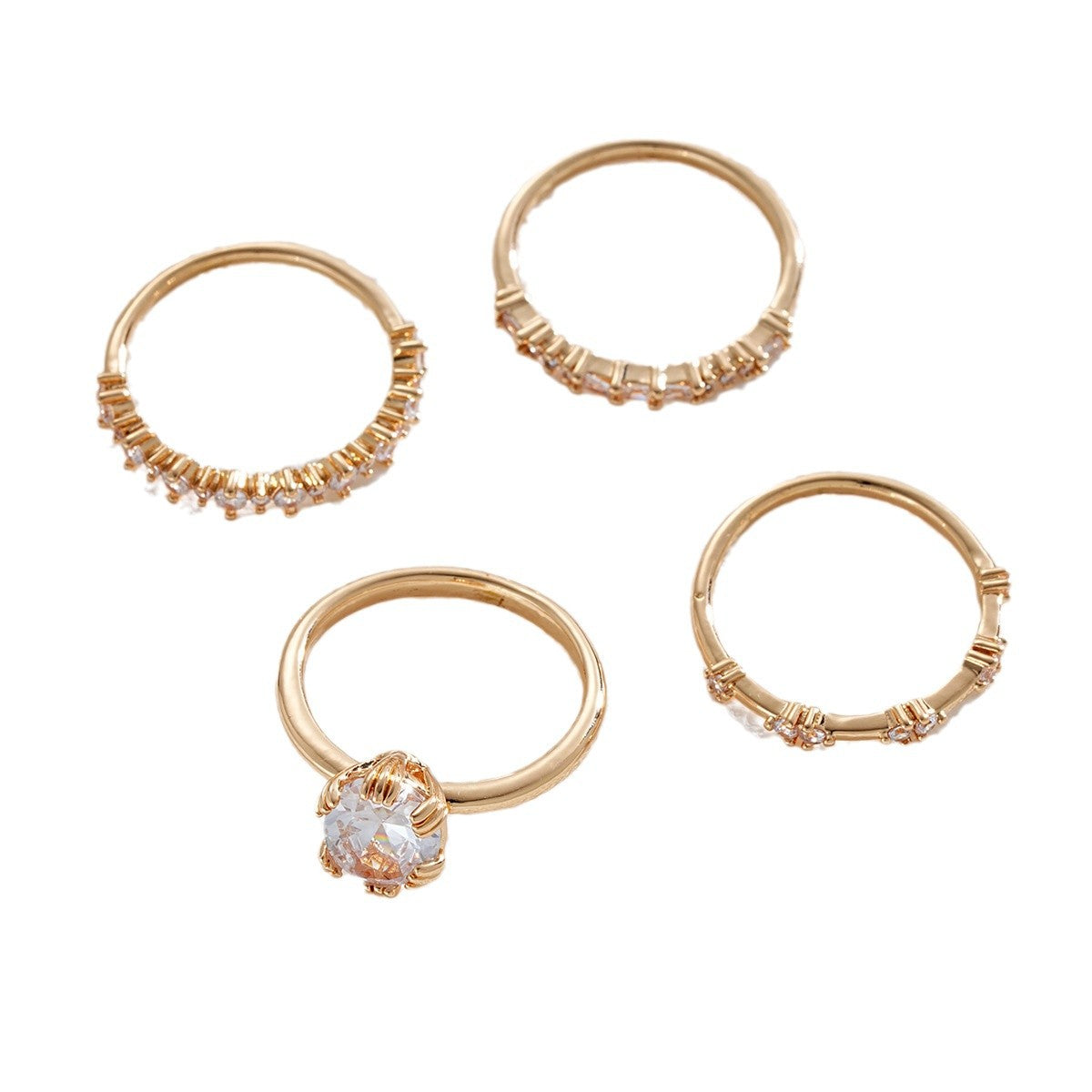 Solène Viremont ringset | Guld
