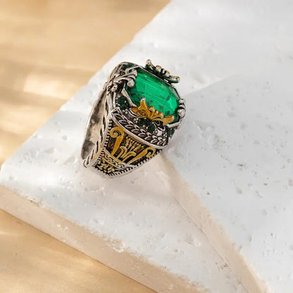 Klara Emerin-ring | Blandat guld