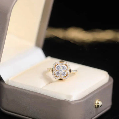 Caelina Viridia-ring | Guld