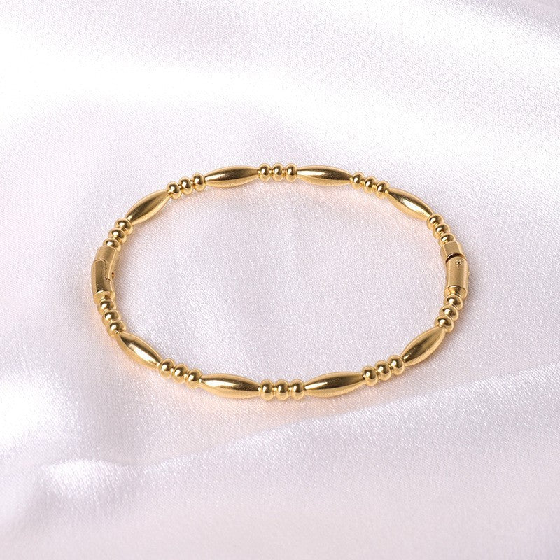 Lorena D’Amico-armband | Vitguld