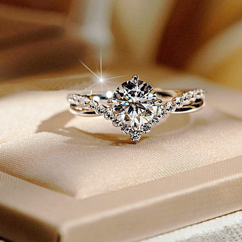 Celina Everhart-ring | Vitguld