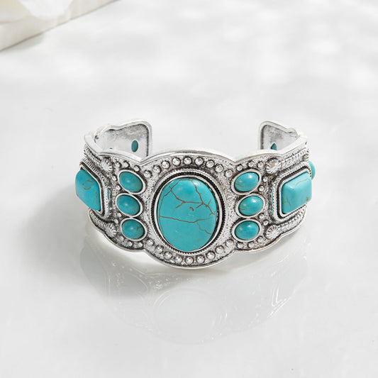Valencrest Sky Cuff-armband | Vitguld