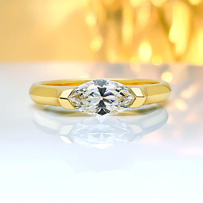 Cleo Arden-ring | Vitguld