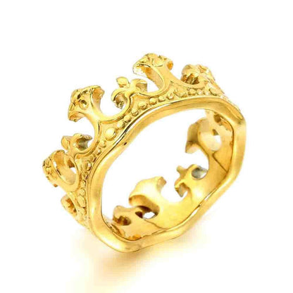 Prestige Monarch-ring | Vitguld