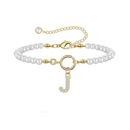 Auden Clé Armband med bokstav | Guld