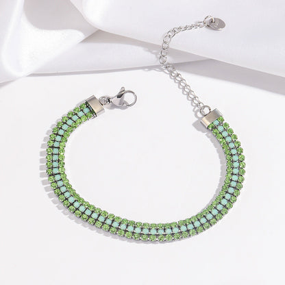 Signature Shine-armband | Vitguld