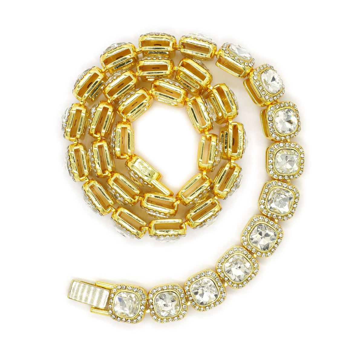 Victoria Square Tennis-halsband | Guld