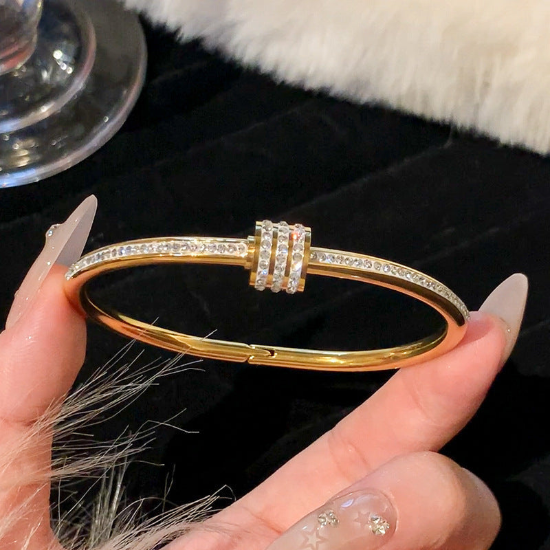 Vianna Lucente-armband | Vitguld