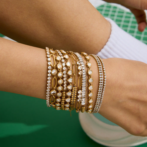Sola Maroux-armbandsset | Guld