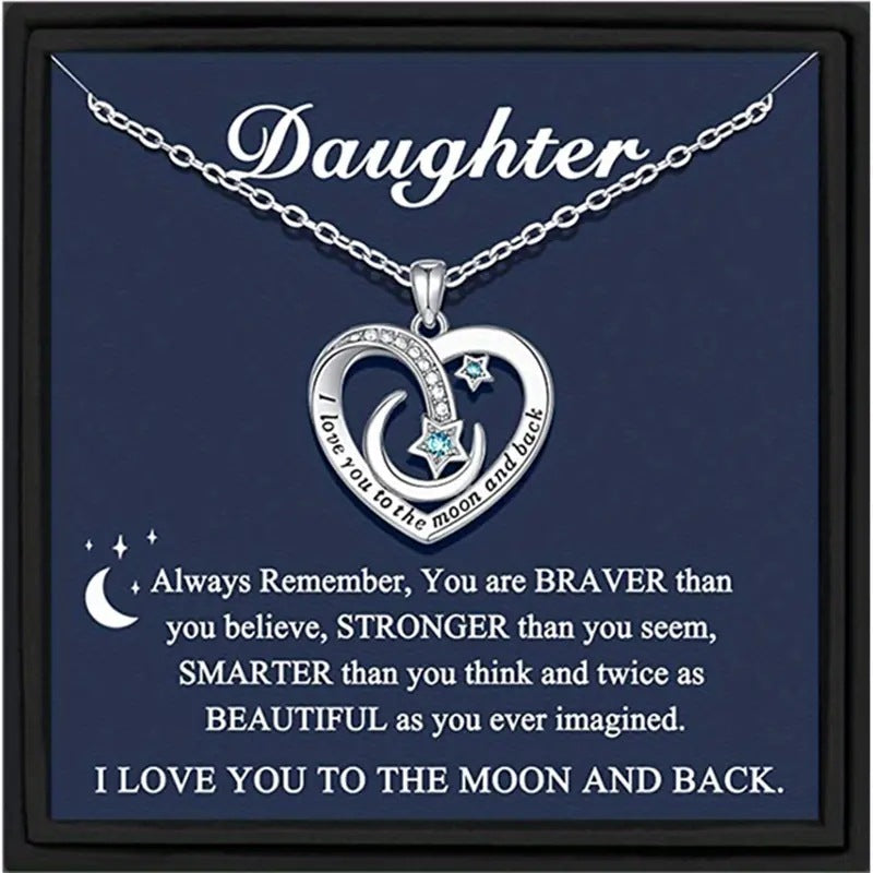 Till min dotter - Love You to the Moon-halsband