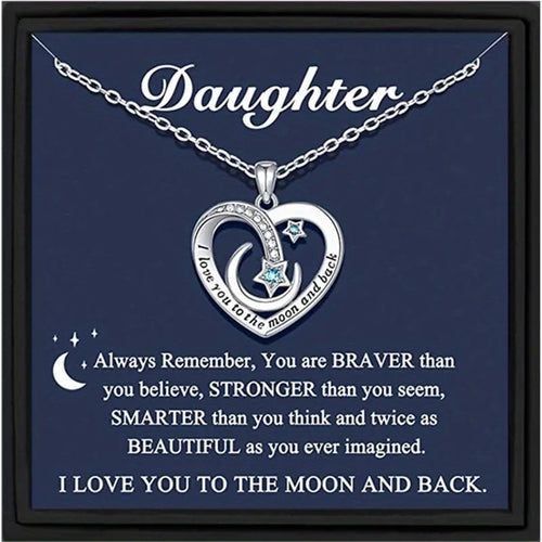 Till min dotter - Love You to the Moon-halsband