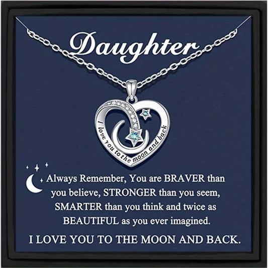 Till min dotter - Love You to the Moon-halsband