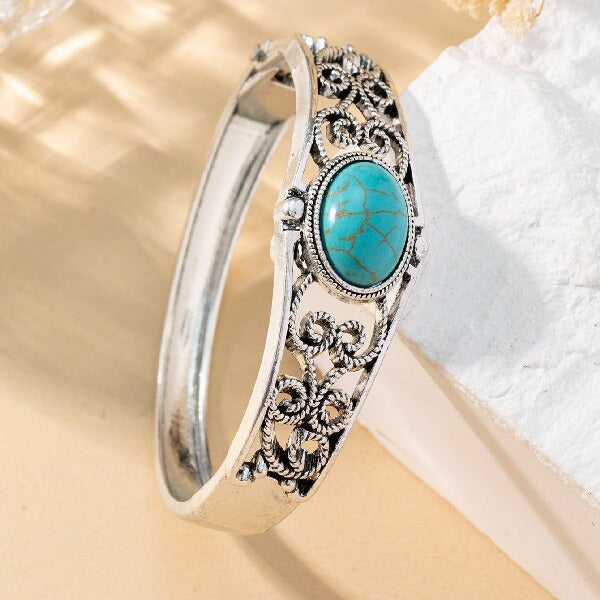 Alouette Vintage Crest-armband | Vitguld