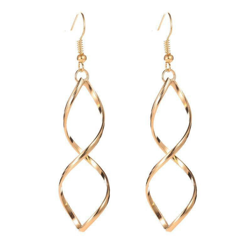 Spiralformade hängörhängen | Guld