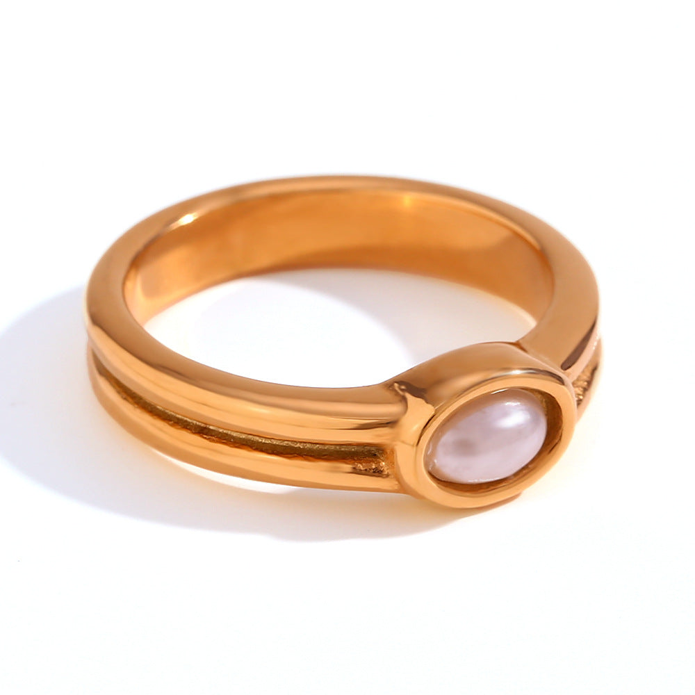 Lunara pärlring | Guld