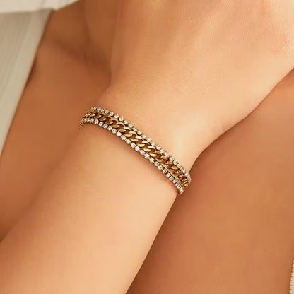 Vela-armband | Guld