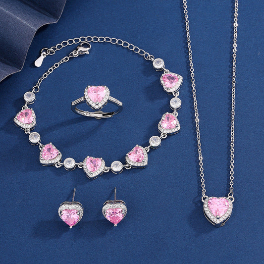 Juliette Amour-set | Vitguld