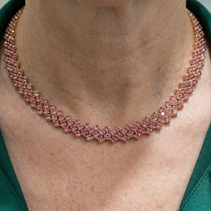 Rose Ember Line-halsband | Guld