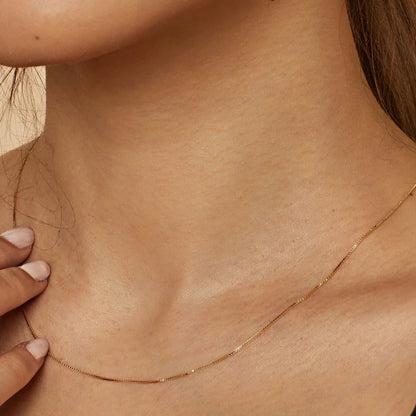 Bodega Box-halsband | Guld