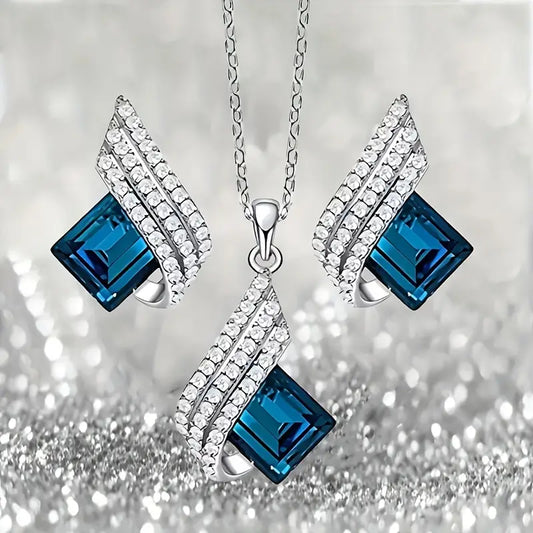 Brienne Solazure smyckesset | Vitguld